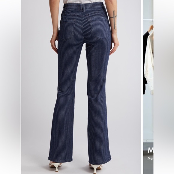 Wit & Wisdom Striped Jeans with Button Closure - Picture 2 of 10